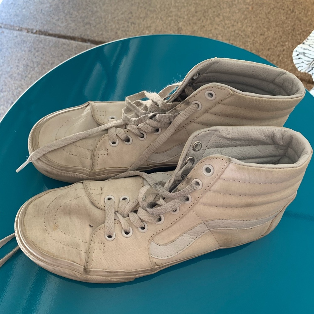 worn high top vans